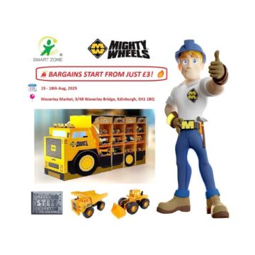 Mighty_wheels-600x600 Mighty Wheels poster with pictures of trucks